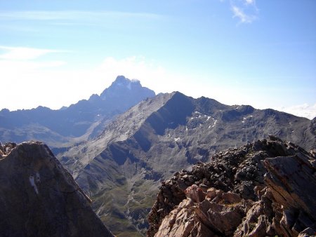 Le Viso et le Mont Aiguillette.