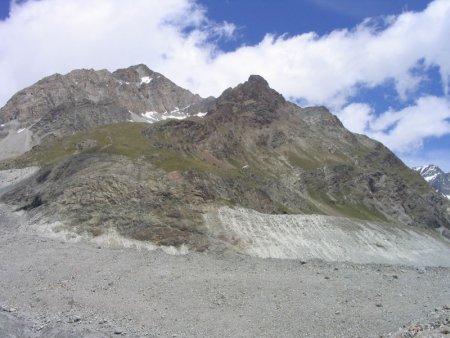 Moraine du Glacier de Zmutt - Cabane Schönbiel