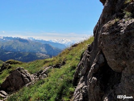 Mont-Blanc, du Roc de Tavaneuse