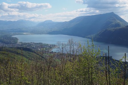 Lac du Bourget et mont du Chat.