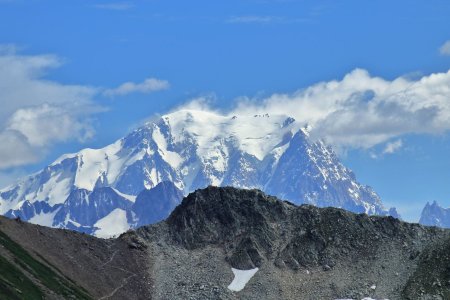 Mont Blanc et Col du Grand Fond