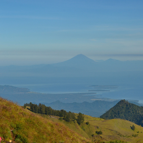 Etape 1 de la rando ascension du volcan Rinjani - Indonésie