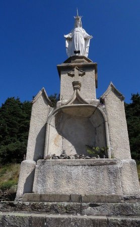 Site de la statue de la Vierge.