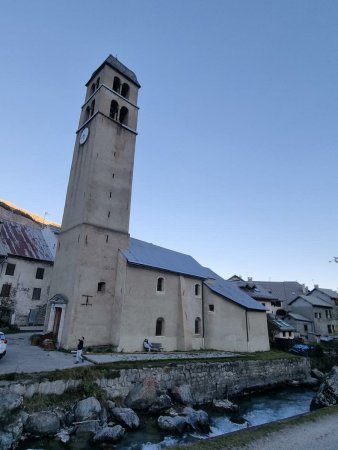 Église du Casset et paroissiens 