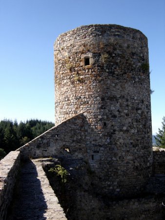 Le donjon vu de la tour est.