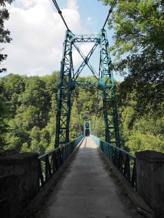 Le pont suspendu de Grésin