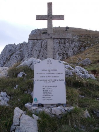 Croix de Lorraine au Pas de Berrièves