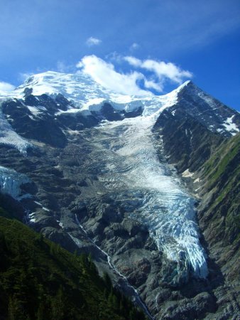 Glacier de Taconnaz, Dôme et Aiguille du Goûter