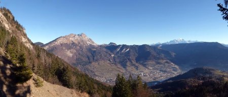 Mont Charvin, Ugine et Mont Blanc