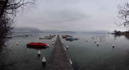 Le lac d’Annecy à Chuguet