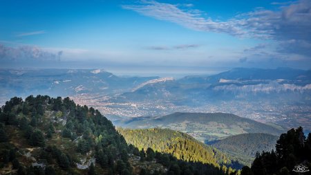 Grenoble depuis les hauteurs de Chamrousse