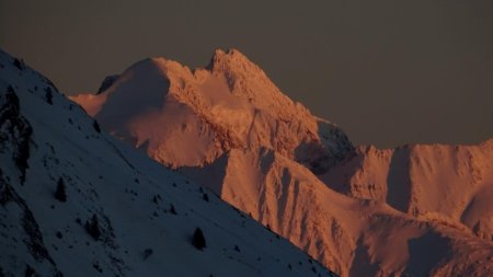 L’Aiguille de Tré la Tete (massif du Mont Blanc).