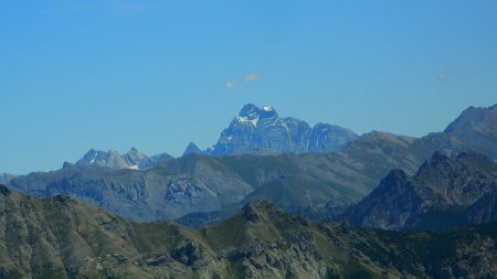 Le Mont Viso, vu du massif des Ecrins.