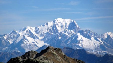 Zoom sur le Mont Blanc ...