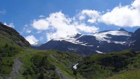 Albaron et glacier du Vallonnet.