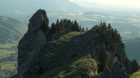 Sommet occidental (1548m) du Mont César.