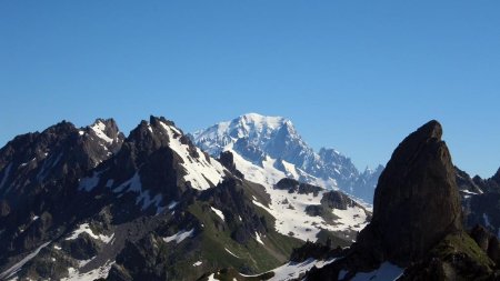 Aiguille du Grand Fond, Pointe de Presset, Mont Blanc et Pierra Menta