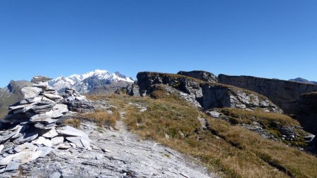 Sommets du Rocher du Vent et Mont Blanc