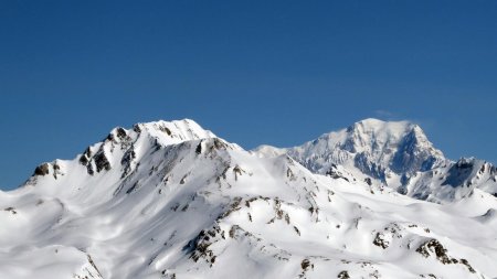Crêt du Rey et Mont Blanc