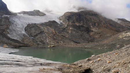 Lacs au pied du glacier.