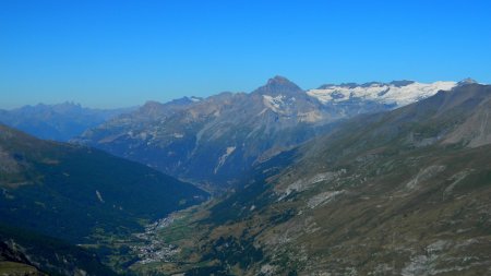 Arves, Parrachée, glaciers de la Vanoise.