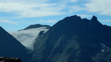 Glacier du Vallonnet et Grand Roc Noir.