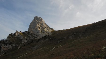 Lance de Malissard dans la montée vers le Col de Bellefont