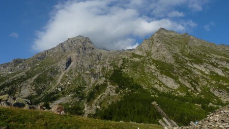 Le Mont Giusalet depuis le départ