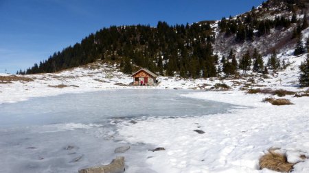 Le lac bien gelé