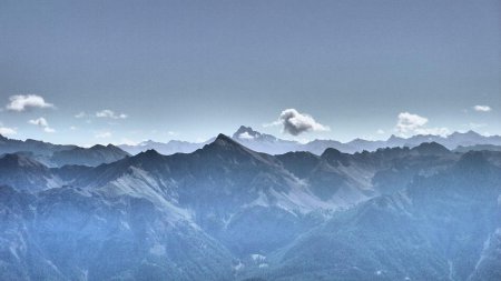 Pic de Peyre-Eyraute et Mont Viso
