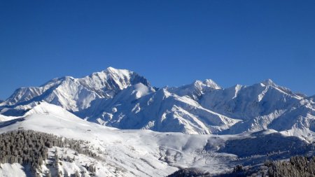 Mont Blanc, Aiguilles de Tré la Tête et des Glaciers