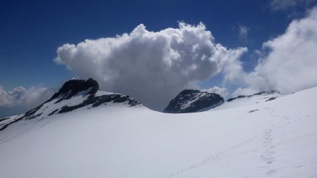 Sur le glacier du Monetier, vers le dôme de Monetier (3404m) à gauche