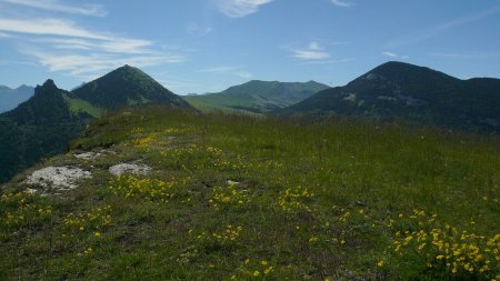 Le Jocou entre Mont Barral et Montagne de Belle Motte.