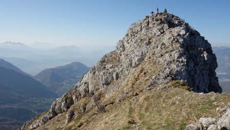 Le sommet de la Pinéa.