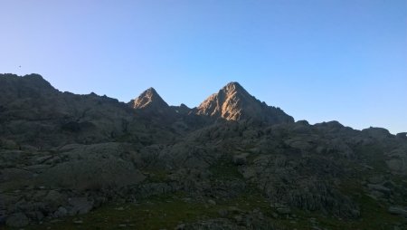 Le Corborant (3007m) et la Cime de Chalanchas (2995m)