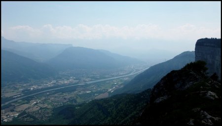 La Vallée de l’Isère vue de la Buffe.