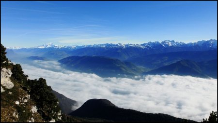 Le Mont Blanc est visible aujourd’hui.