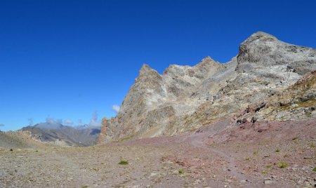 Le sommet vu à proximité du Col Termier