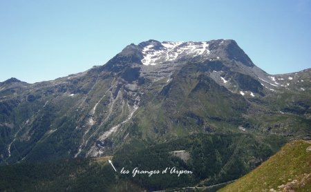Le Mont Giusalet, versant de l’ascension.