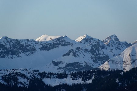 Tête de Paccaly, Tardevant et l’Ambrevatta, Mont Fleuri et Mont Charvet