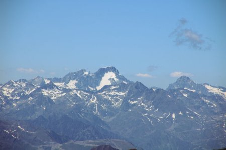 Le Balaïtous et le Palas depuis le Pic du Midi de Bigorre