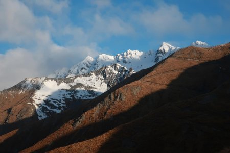 Piste pour le retour de Mount Alaska