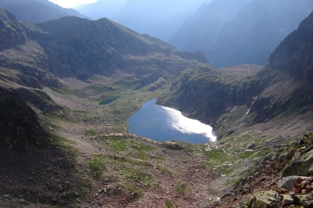 Lacs de Valscura versant italien.