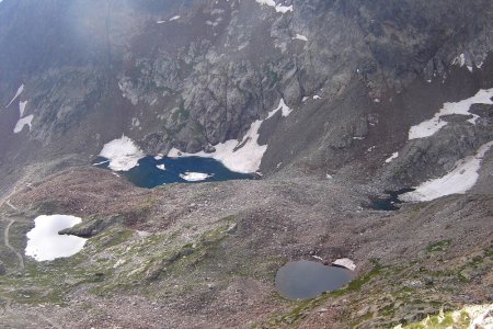 Lacs de Valscura versant italien. 