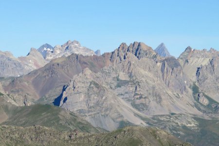Col du Chardonnet, pointe de la Mine, Cassille, Queyrellin, Galibier