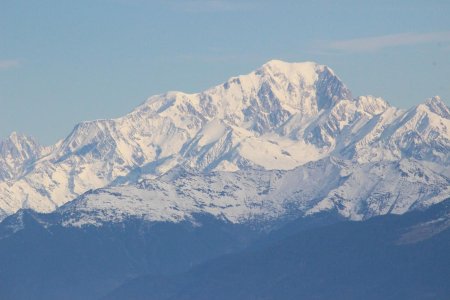 Face au Mont Blanc