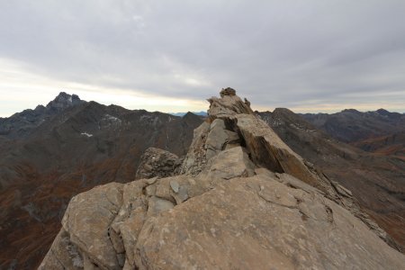 Le sommet du Pic Sud avec le Viso.
