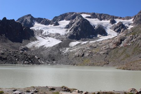 Lac et glacier des Quirlies