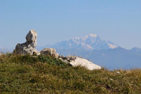Le Dôme de Bellefont et le Mont Blanc