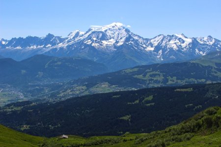 Face au Mont Blanc